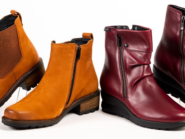 Two pairs of ladies short length boots